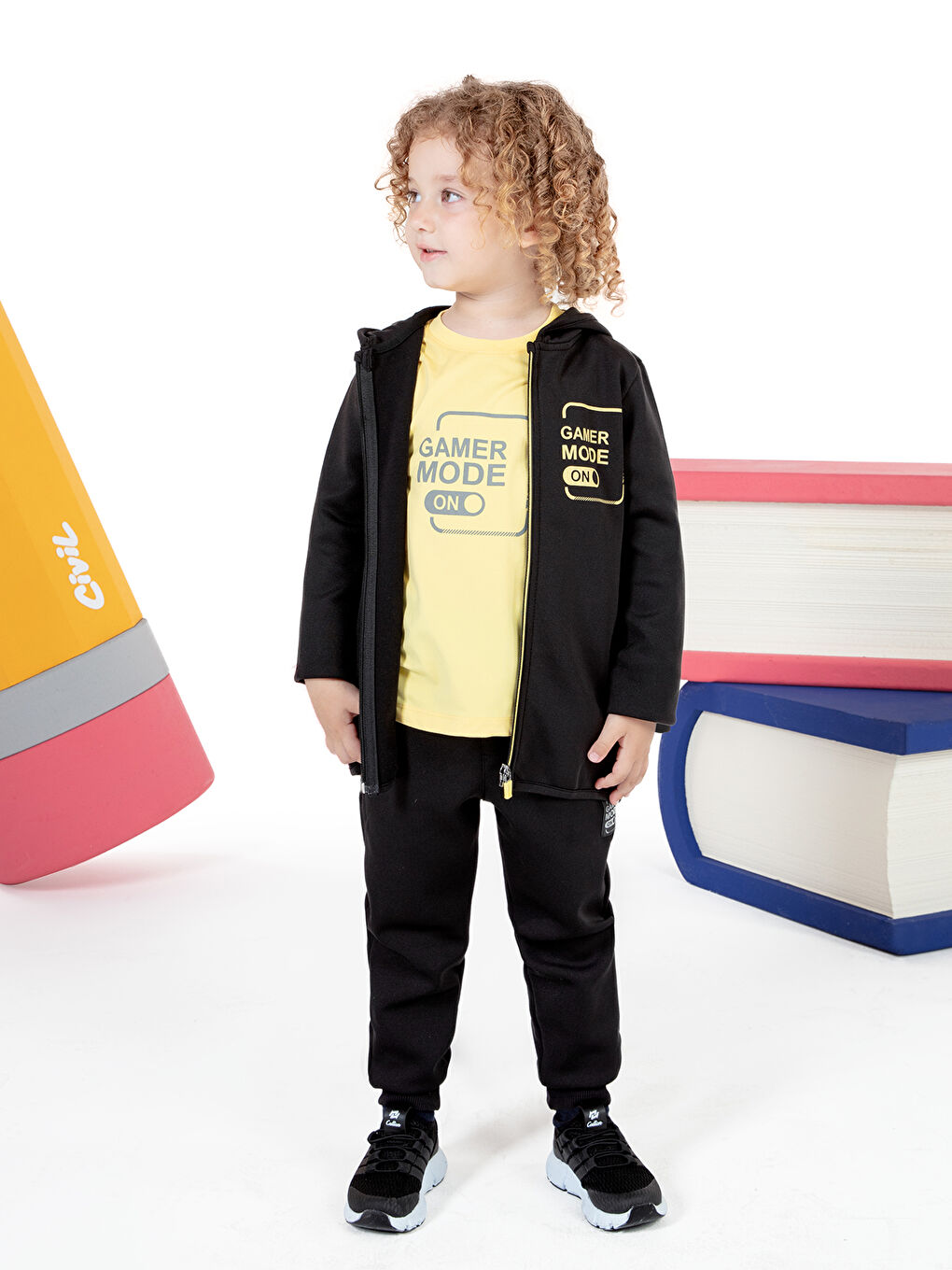 Boys Erkek Çocuk Eşofman Altı 2-5 Yaş Siyah