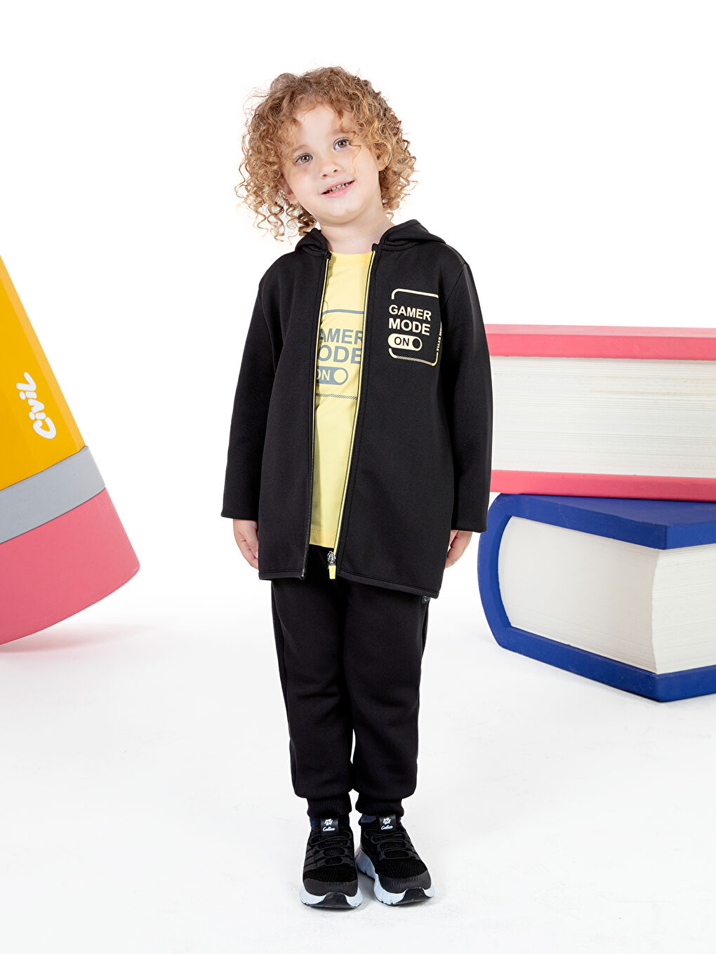 Boys Erkek Çocuk Eşofman Altı 2-5 Yaş Siyah-1