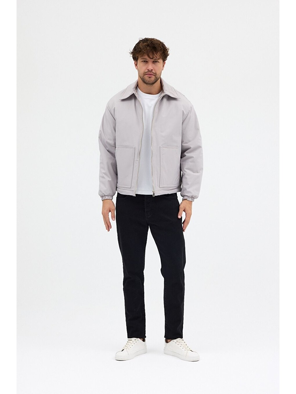 Ekru Vibes Boxy Fit Ceket 011