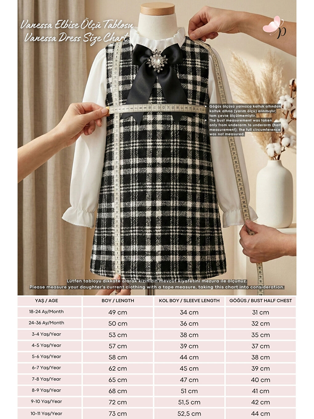 Kız Çocuk Siyah Vanessa Broş Detaylı Tüvit Uzun Kollu Yılbaşı Elbisesi-3