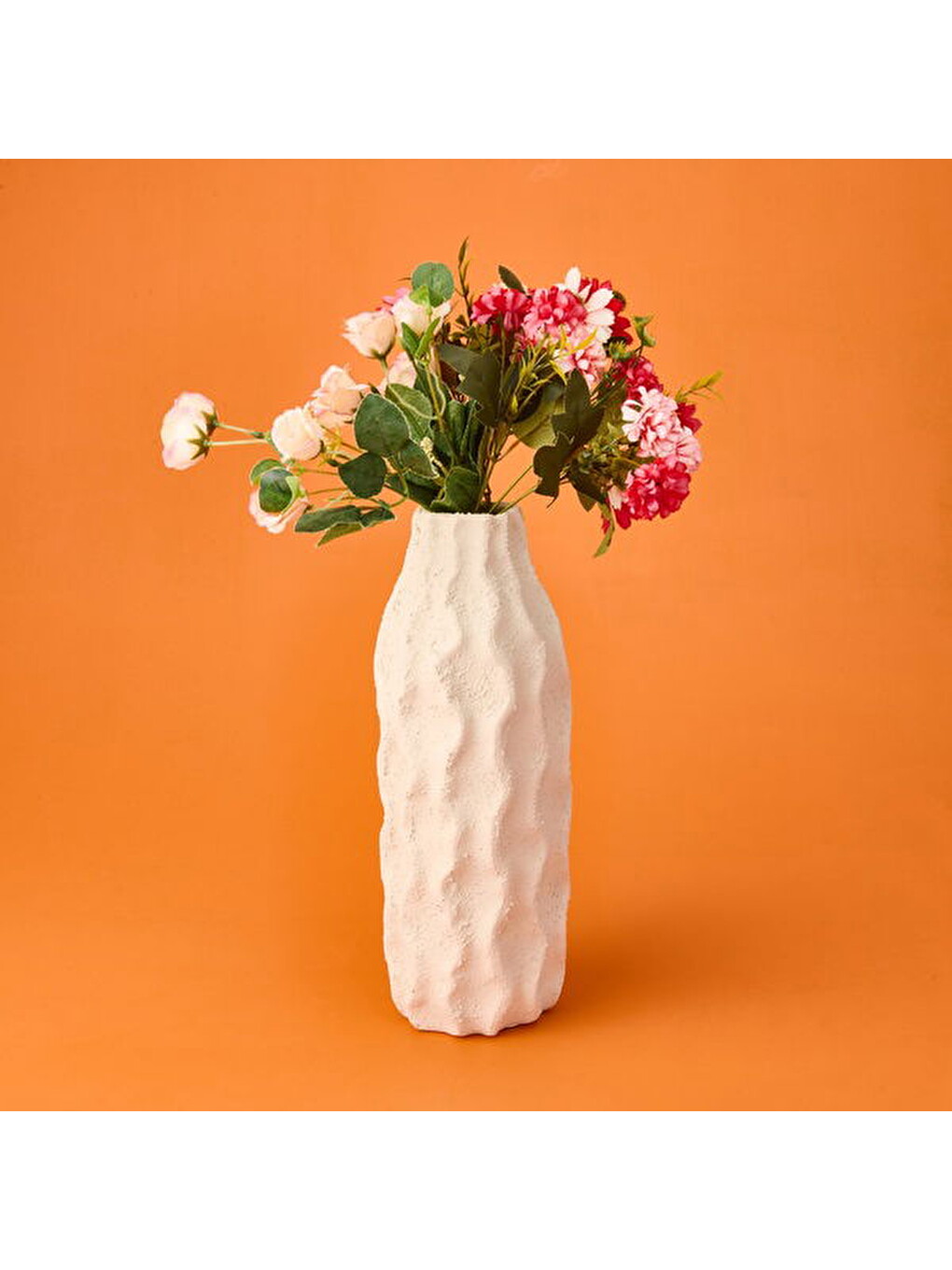 Deco Almeria Vazo - Bej - 35,5 Cm-3