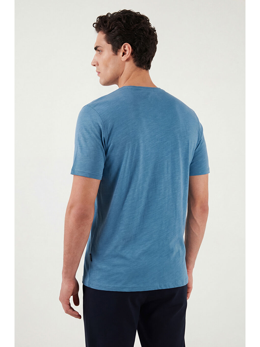 Mavi Bisiklet Yaka %100 Pamuk Slim Fit Basic Tişört 59020001-6