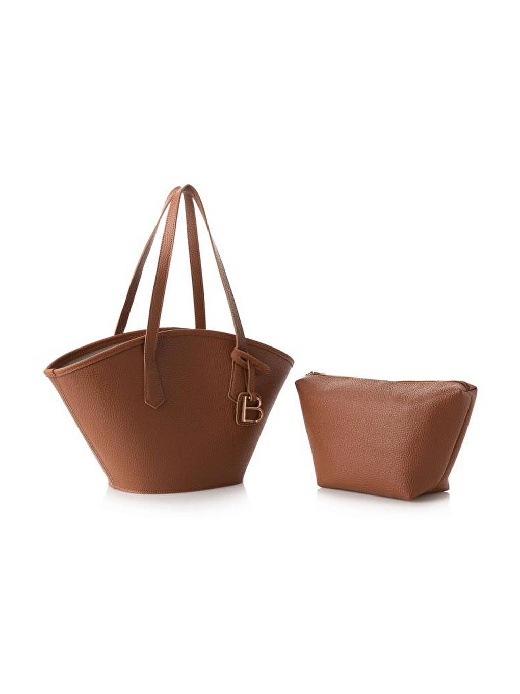 Kahverengi Kadın Çapraz Askılı El ve Omuz Çantası-5