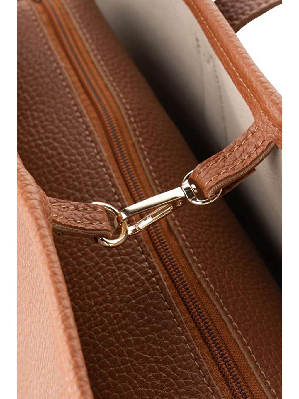 Kahverengi Kadın Çapraz Askılı El ve Omuz Çantası-9