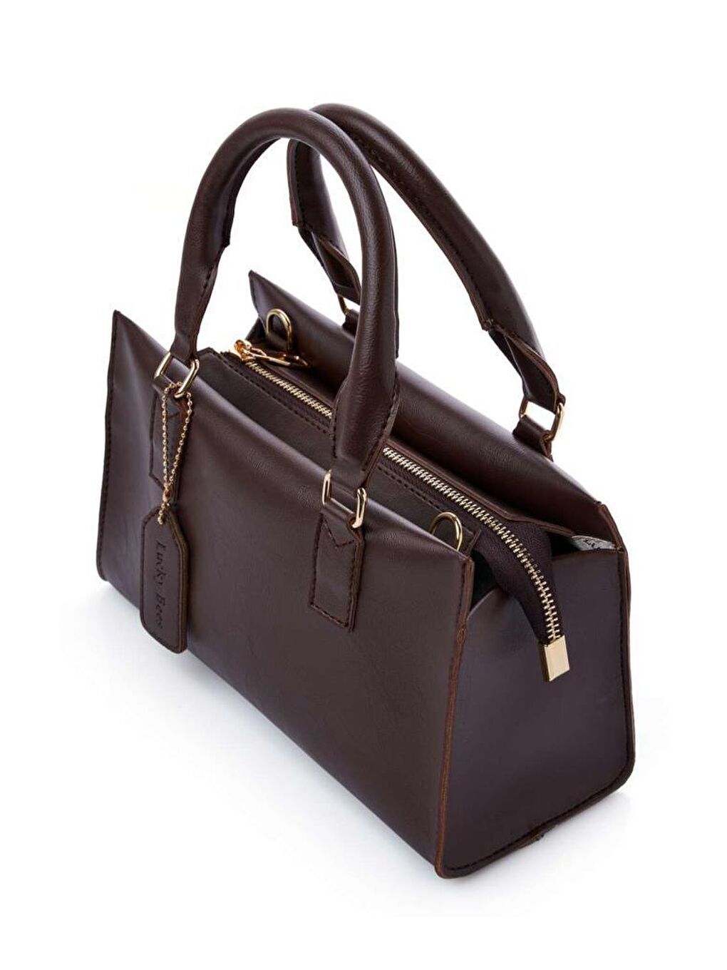 Kahverengi Vivien Kadın El ve Omuz Çantası-4