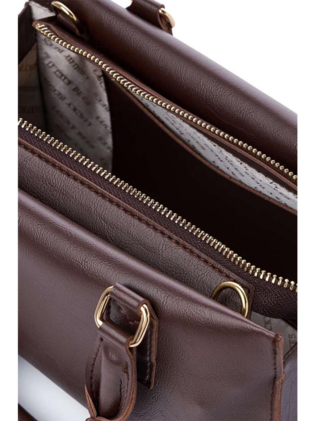 Kahverengi Vivien Kadın El ve Omuz Çantası-5