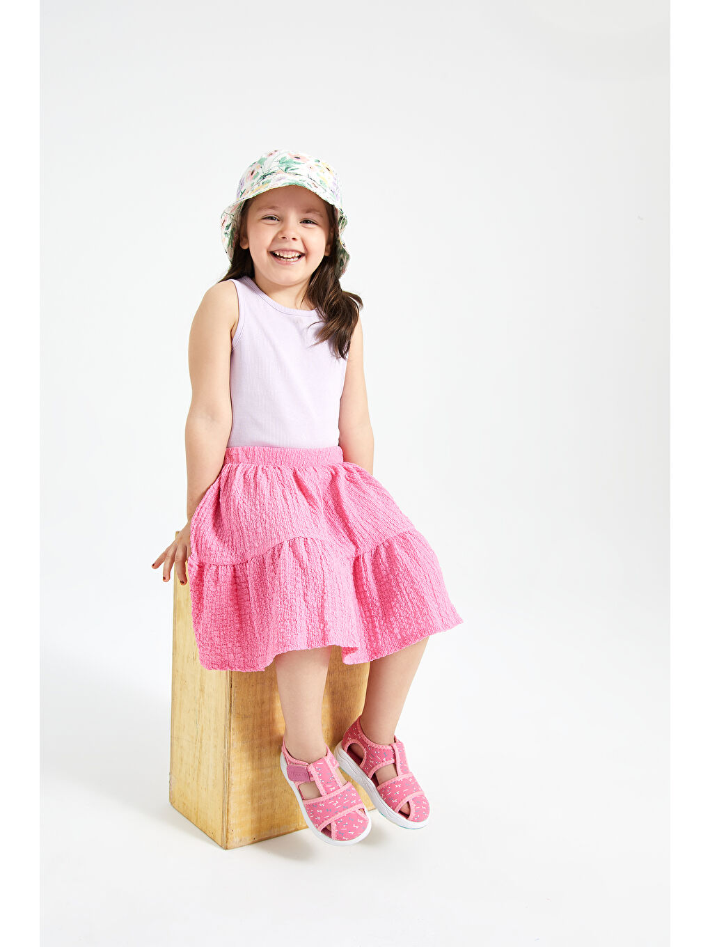 Bumba III Hafif Kız Okul Öncesi Pembe Sandalet