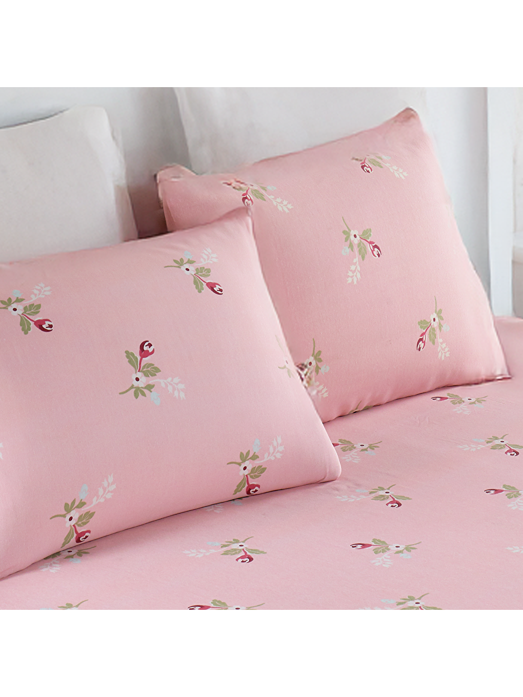 Pes Lastikli Çarşaf Seti Tek Kişilik Alanur Pembe-2