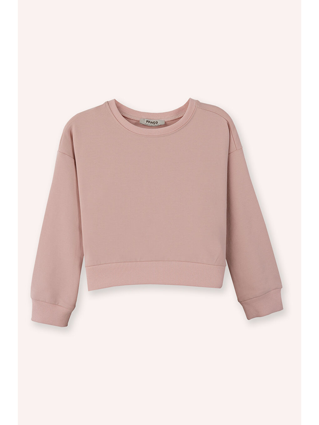 Pembe Kız Çocuk Sweatshirt Pudra-3