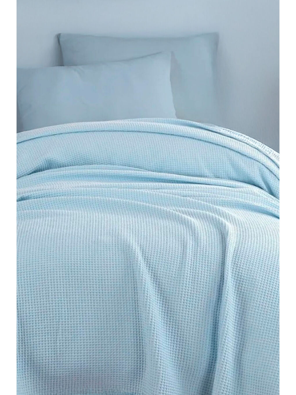 Ecocel Pike Örtü Tek Kişilik 160x230cm Karde BebeMavi-2