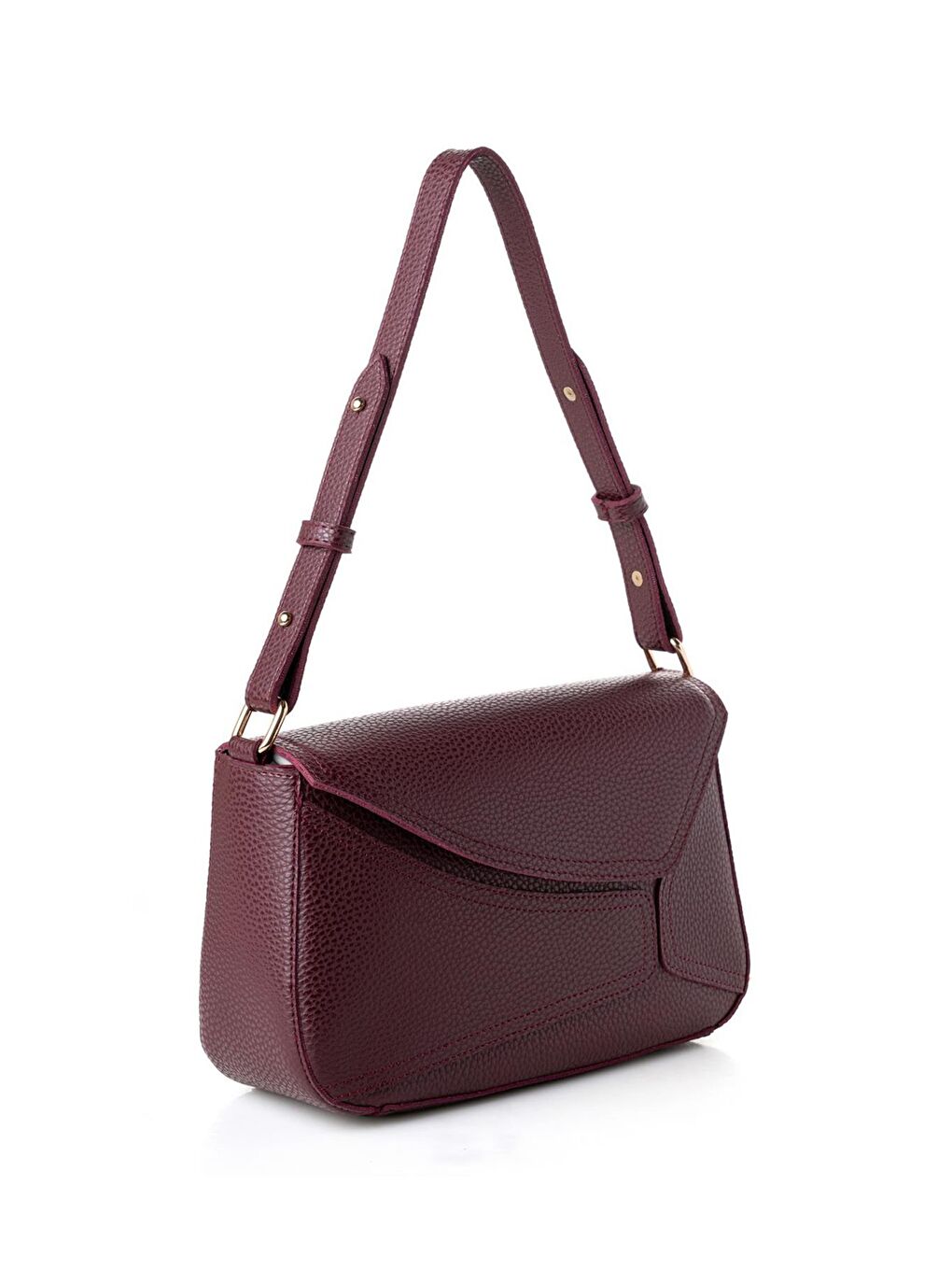 Bordo Kadın Omuz Çantası-1