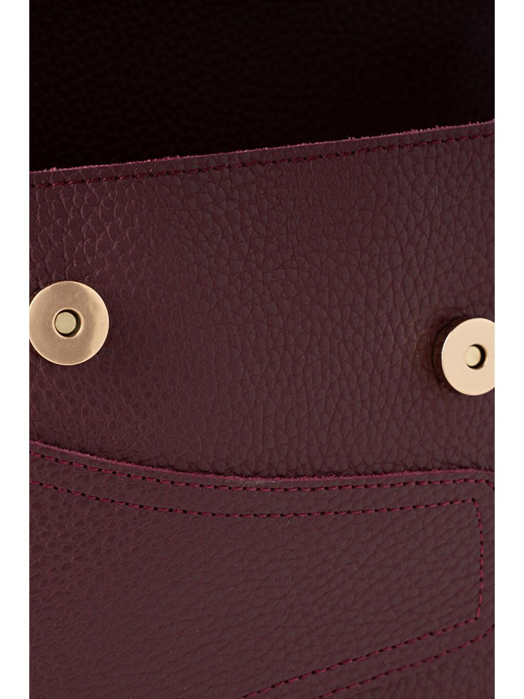 Bordo Kadın Omuz Çantası-5