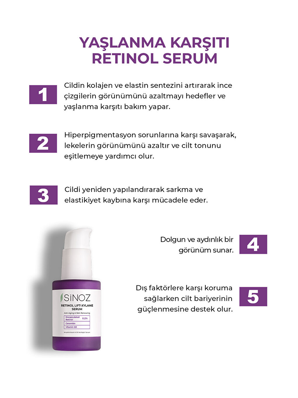 Retinol Lift-Xylane Kırışıklık Karşıtı & Cilt Yenileyici Serum 30 ml-1