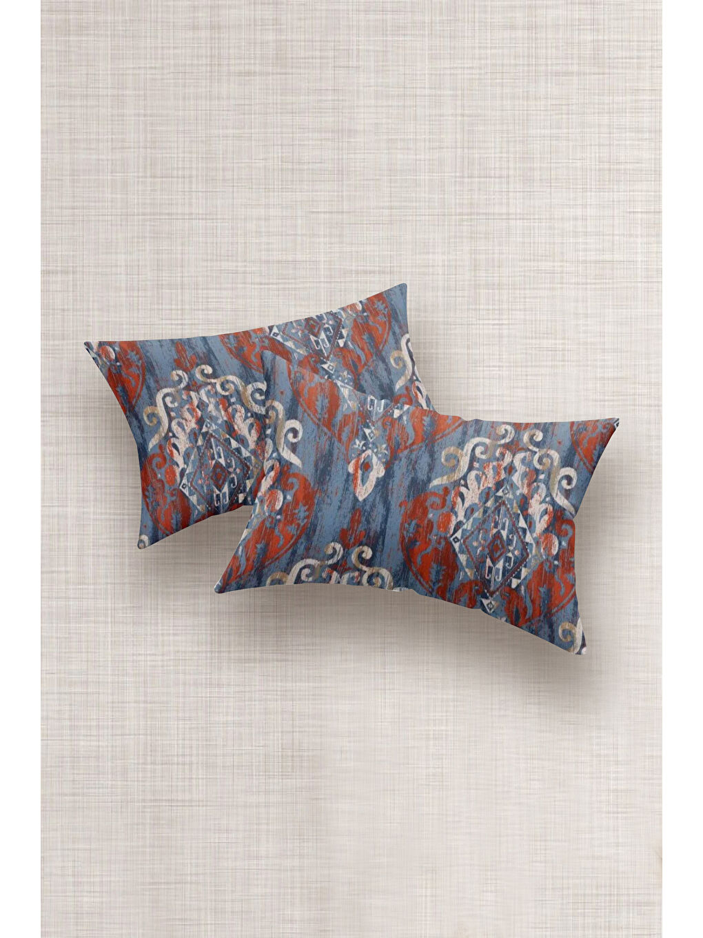 2li Yastık Kılıfı Hitit Lacivert-2