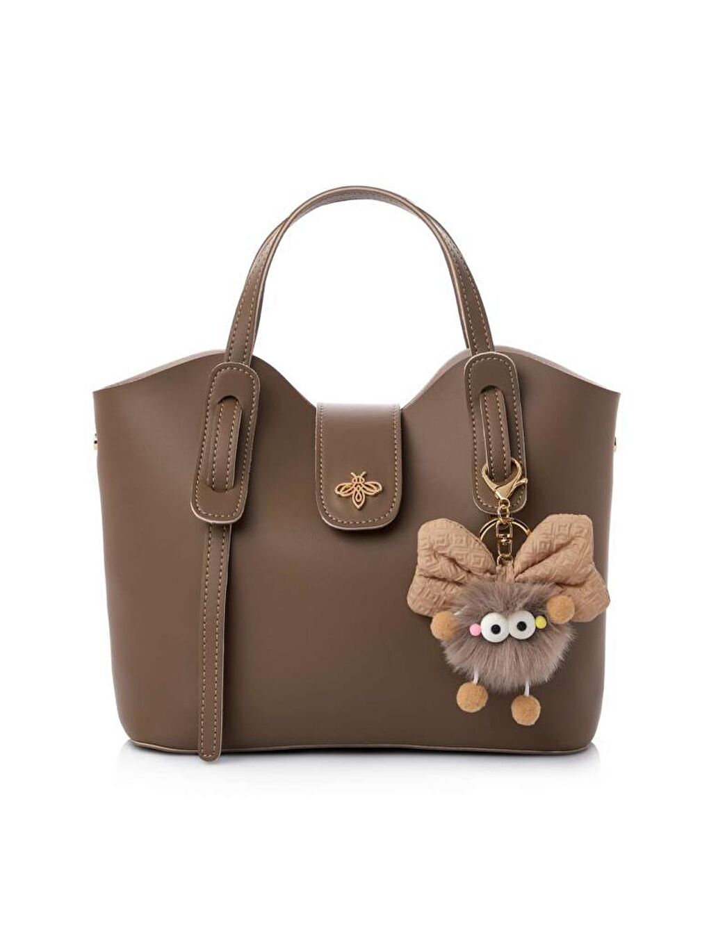 Bej Celeste Kadın El ve Omuz Çantası