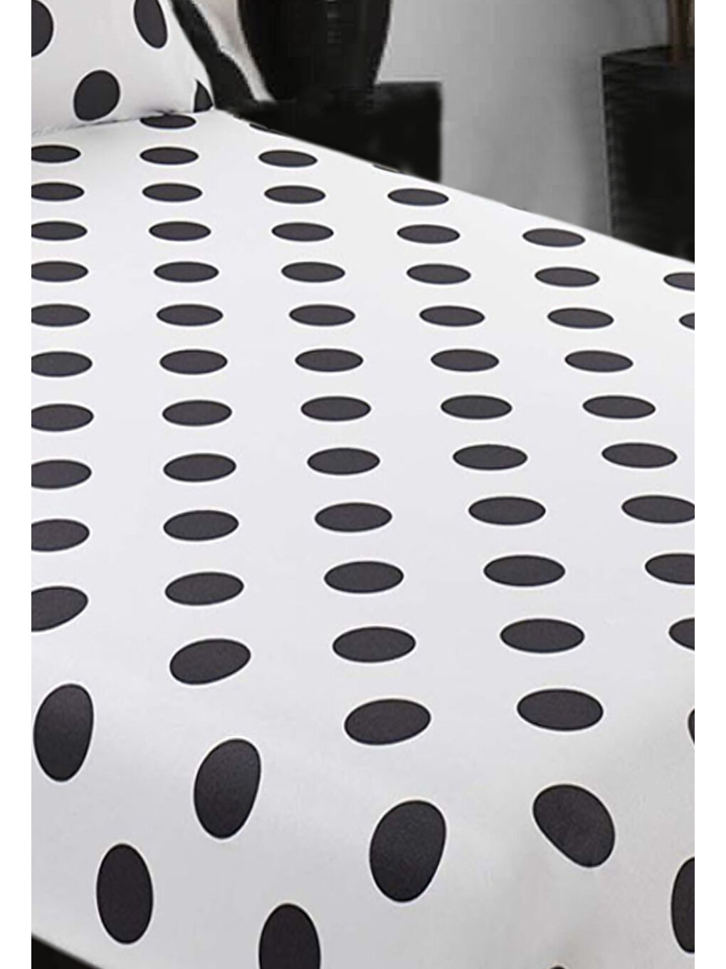 Pes Lastikli Çarşaf Seti Çift Kişilik Point Beyaz-3