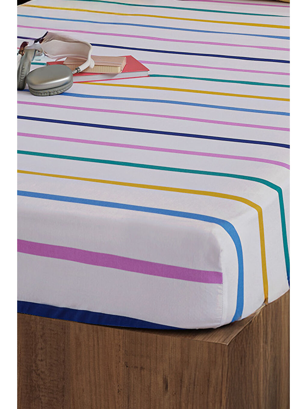 Pes Lastikli Çarşaf Seti Tek Kişilik Funny Sarı-1