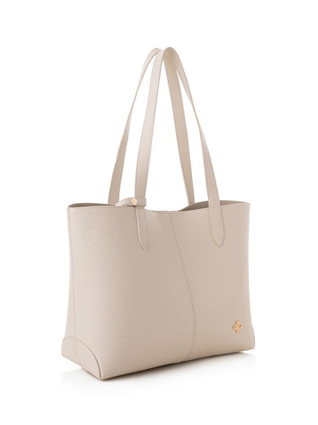 Ekru Kadın El ve Omuz Çantası-3