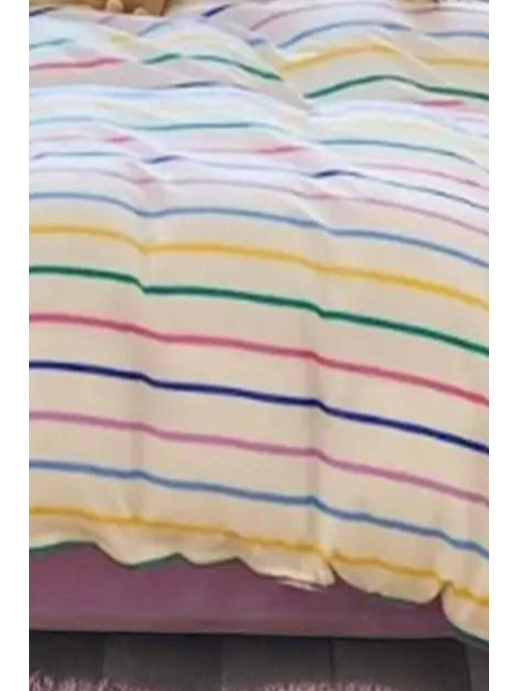 Kolay Ütülenir Nevresim Takımı Tek Kişilik Funny Sarı-1