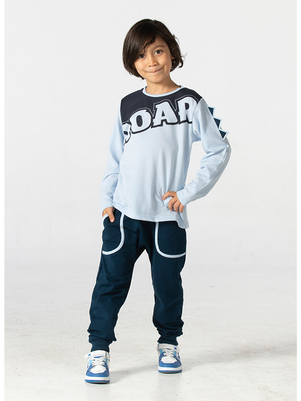 Lacivert Roar Cepli Erkek Çocuk Pantolon Takım-2