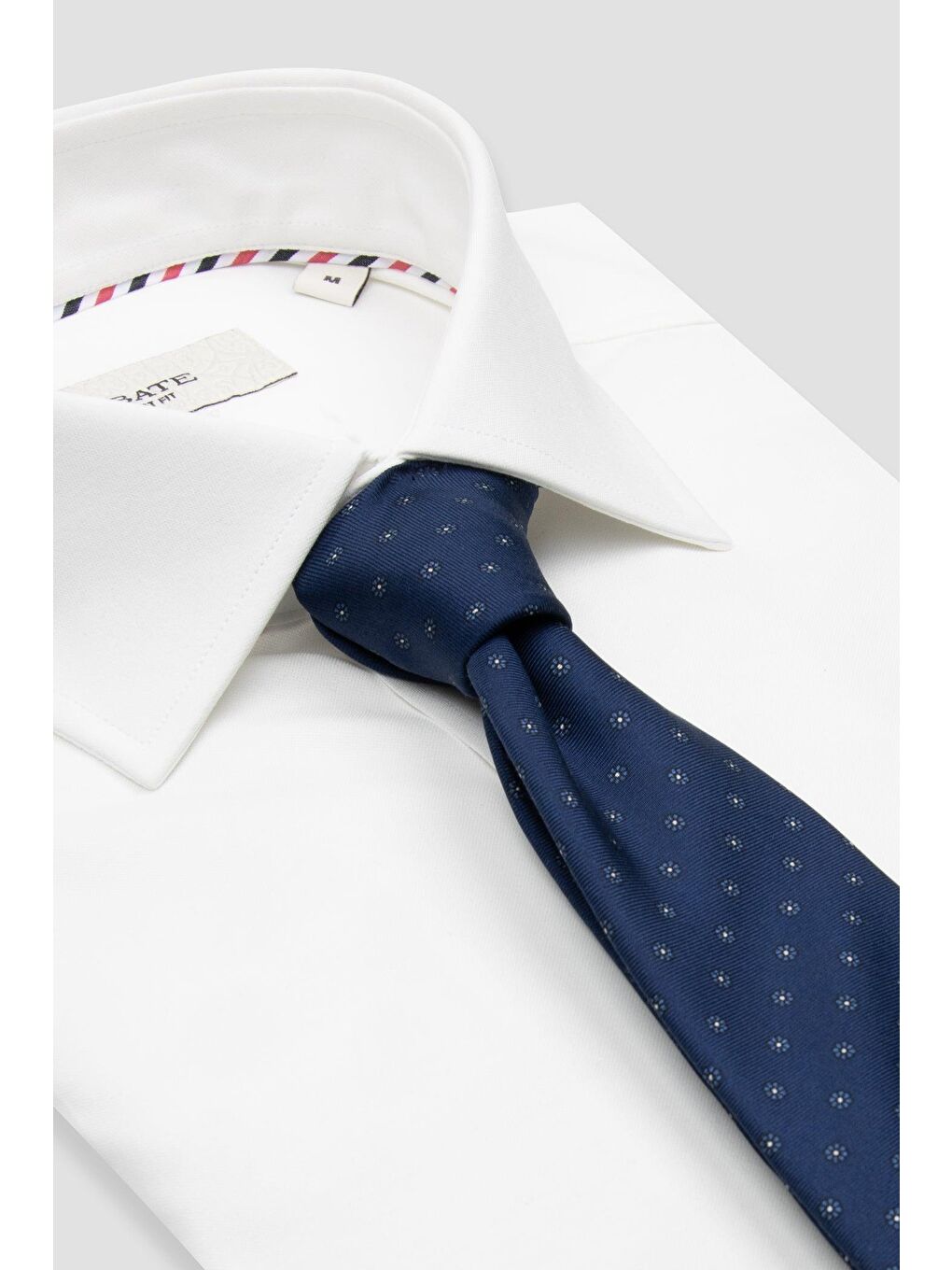 Rico Jersey Pamuk Karışımlı Comfort Fit Beyaz Klasik Yaka Erkek Düz Gömlek-6