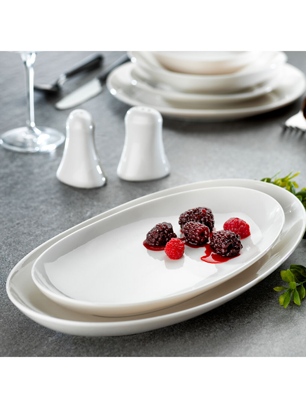 Ella Yemek Takımı 56 Parça-Beyaz-6