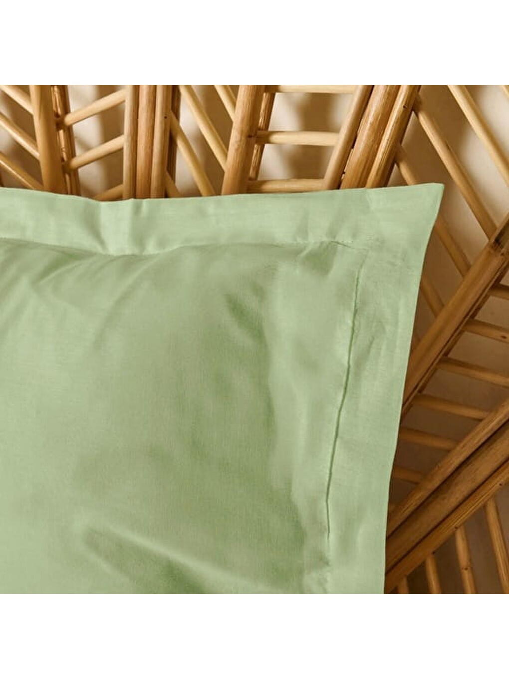 Soft Basic Oxford 2'li Yastık Kılıfı - Yeşil - 50x70 cm-6