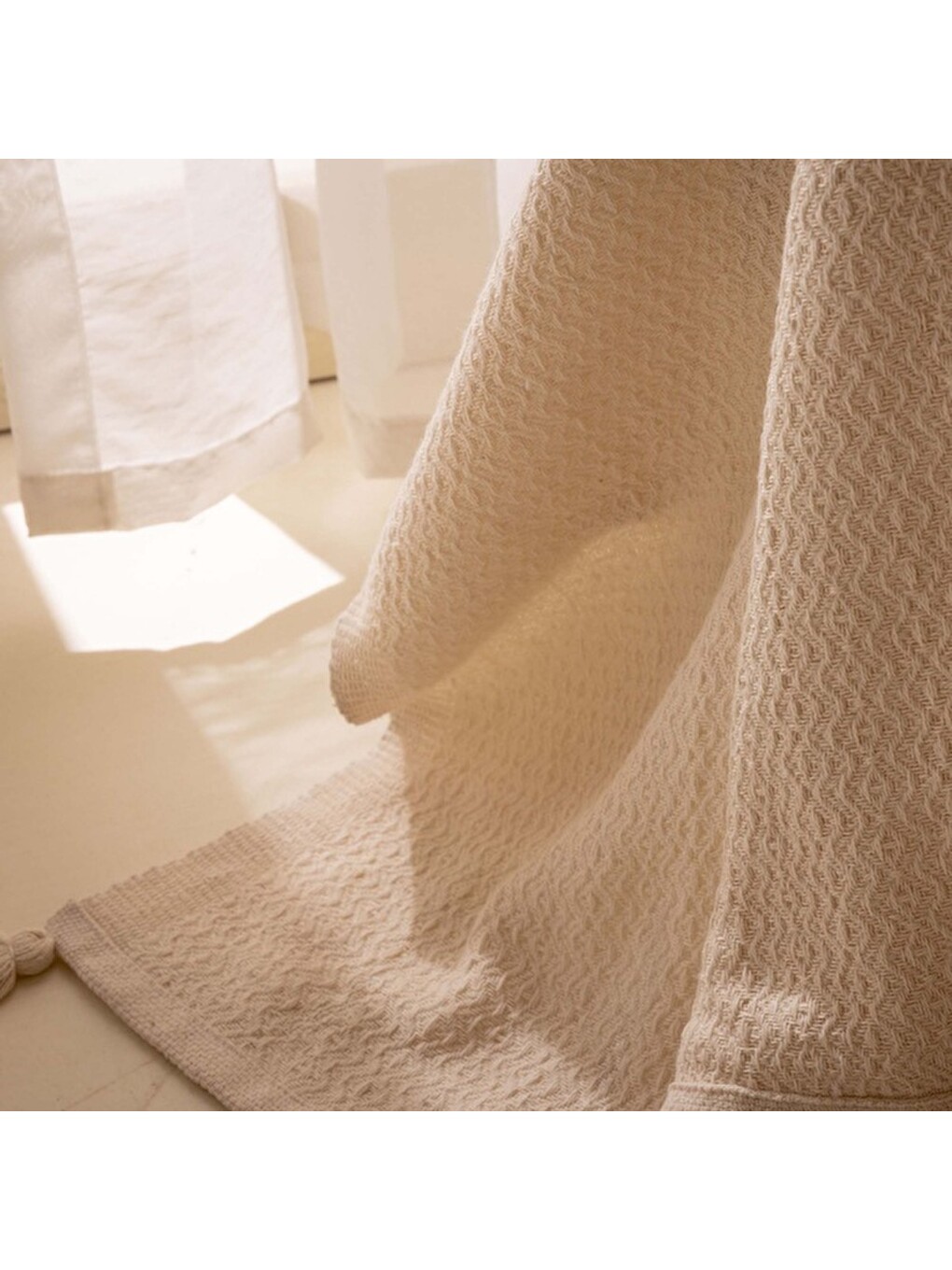 Soft Mount Koltuk Örtüsü - Ekru - 115x200 cm-4