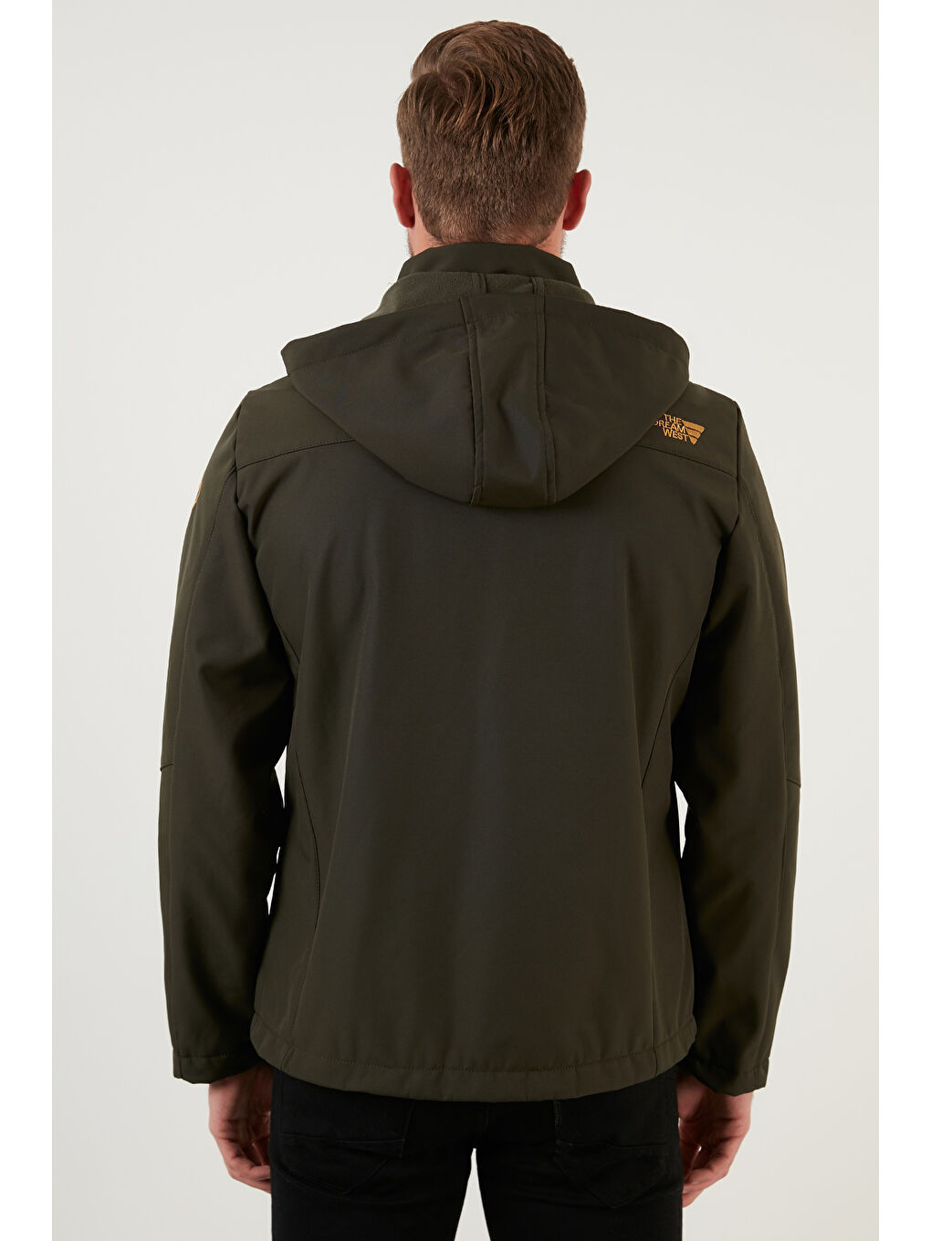 Haki Çıkarılabilir Kapüşonlu Suya Dayanıklı SoftShell Erkek Mont 497LUIS-4