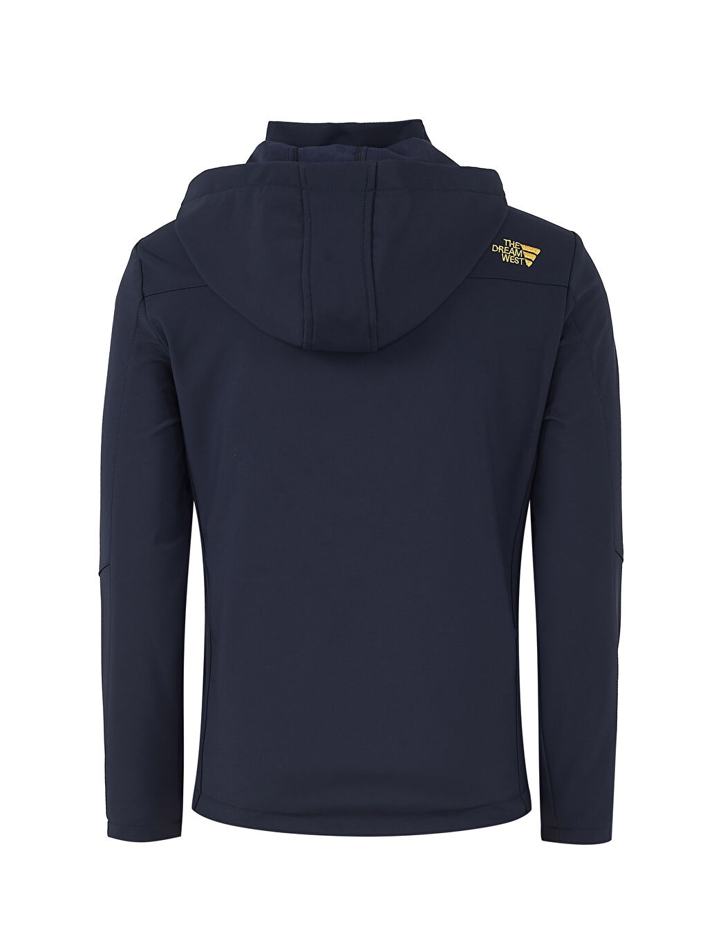 Lacivert Çıkarılabilir Kapüşonlu Suya Dayanıklı SoftShell Erkek Mont 497LUIS-1