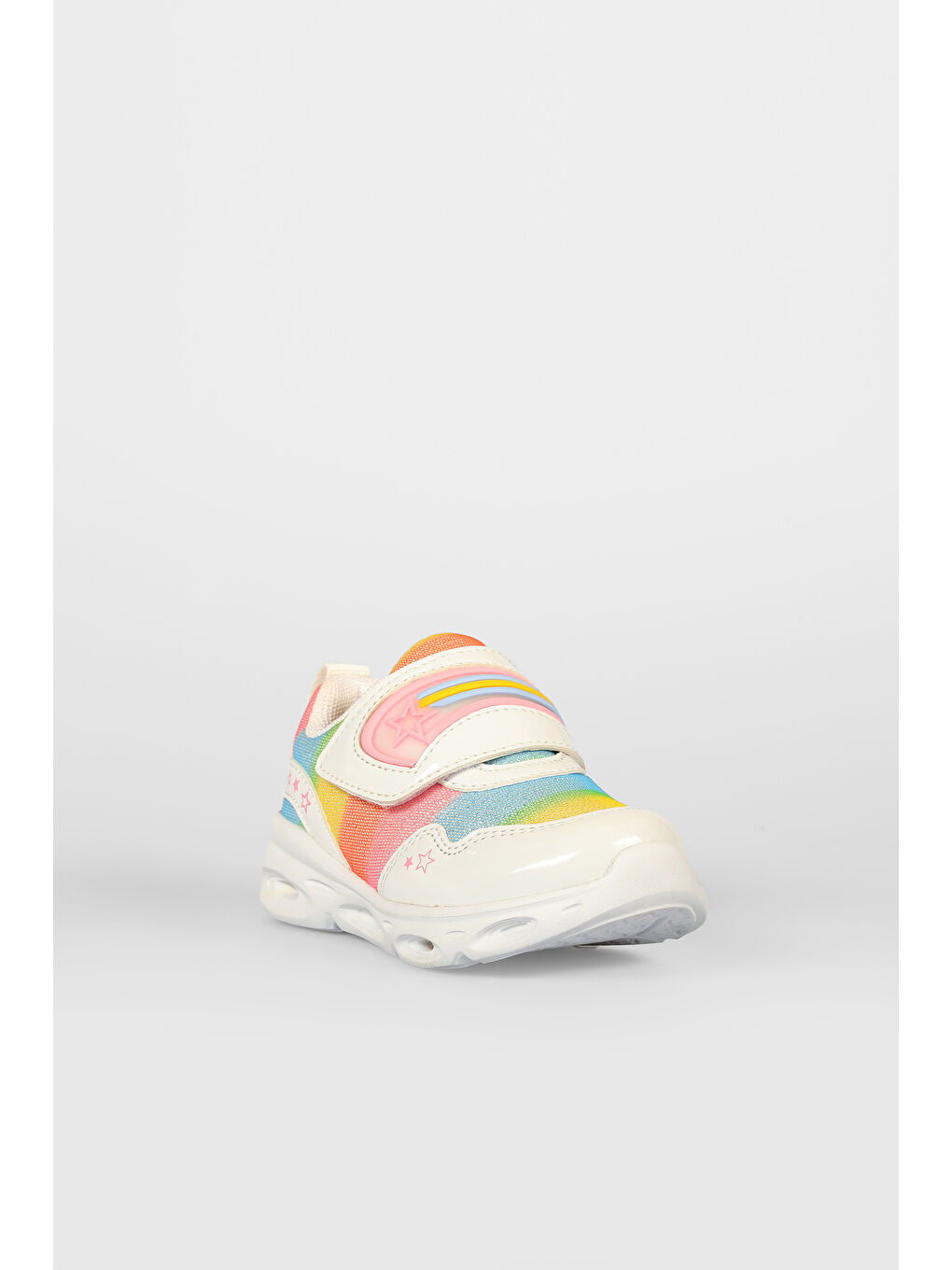 Kita Işıklı Kız Bebek Beyaz Spor Ayakkabı-2