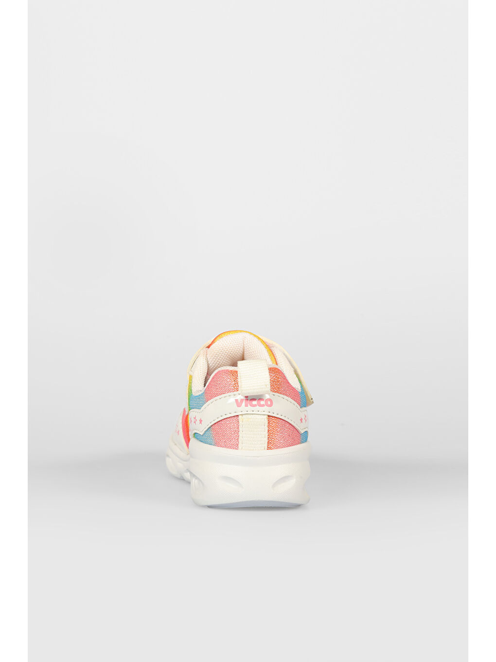 Kita Işıklı Kız Bebek Beyaz Spor Ayakkabı-4