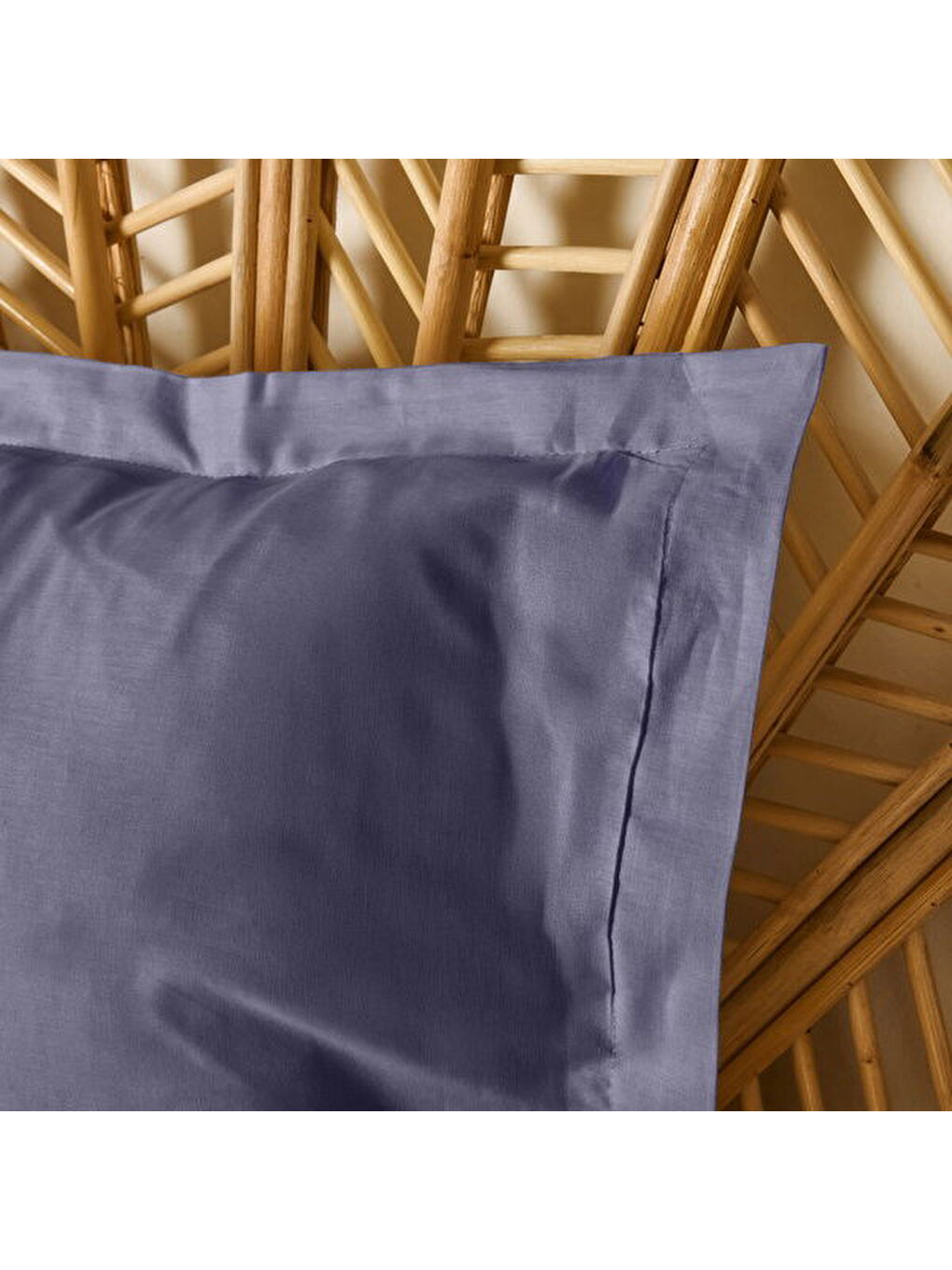 Soft Basic Oxford 2'li Yastık Kılıfı - Lacivert - 50x70 cm-3