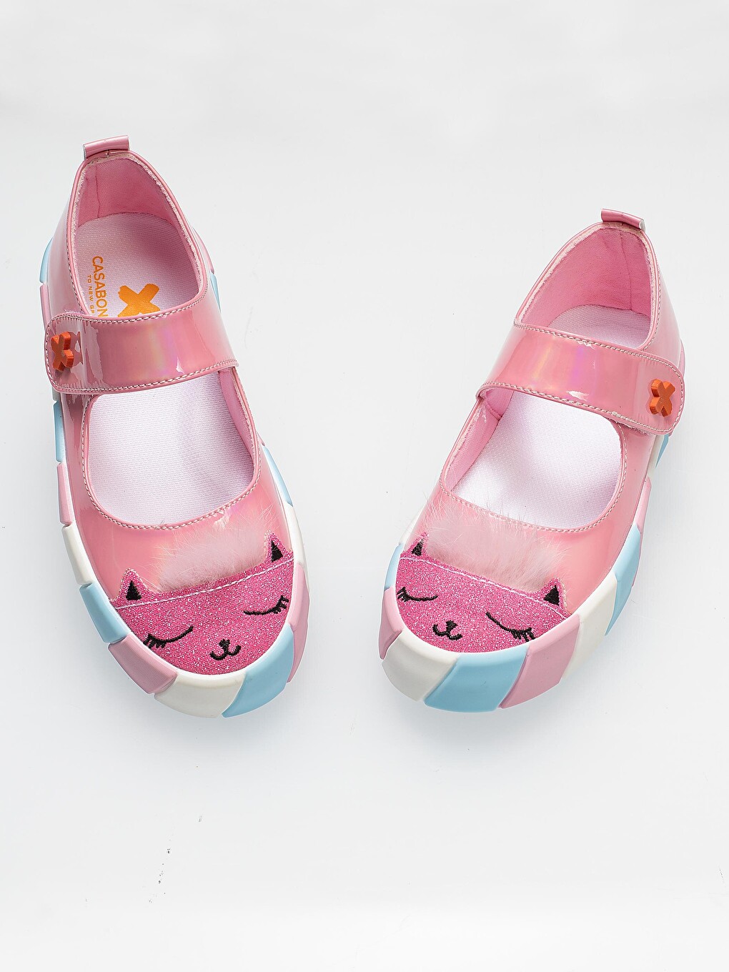 Pembe Rugan Simli 3d Kız Bebek / Çocuk Babet-3