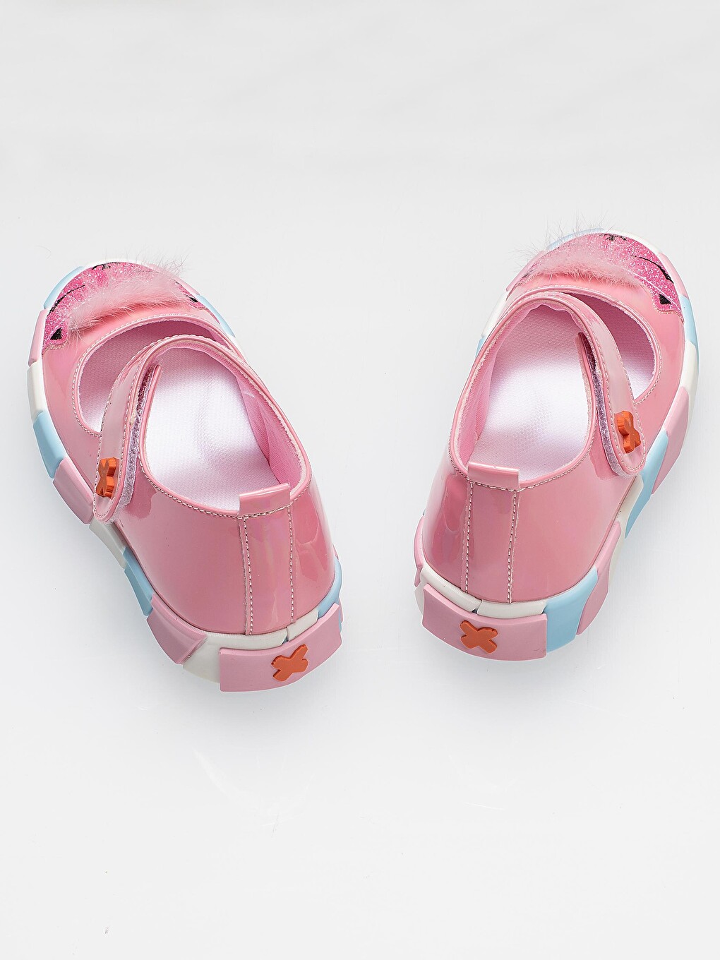Pembe Rugan Simli 3d Kız Bebek / Çocuk Babet-4