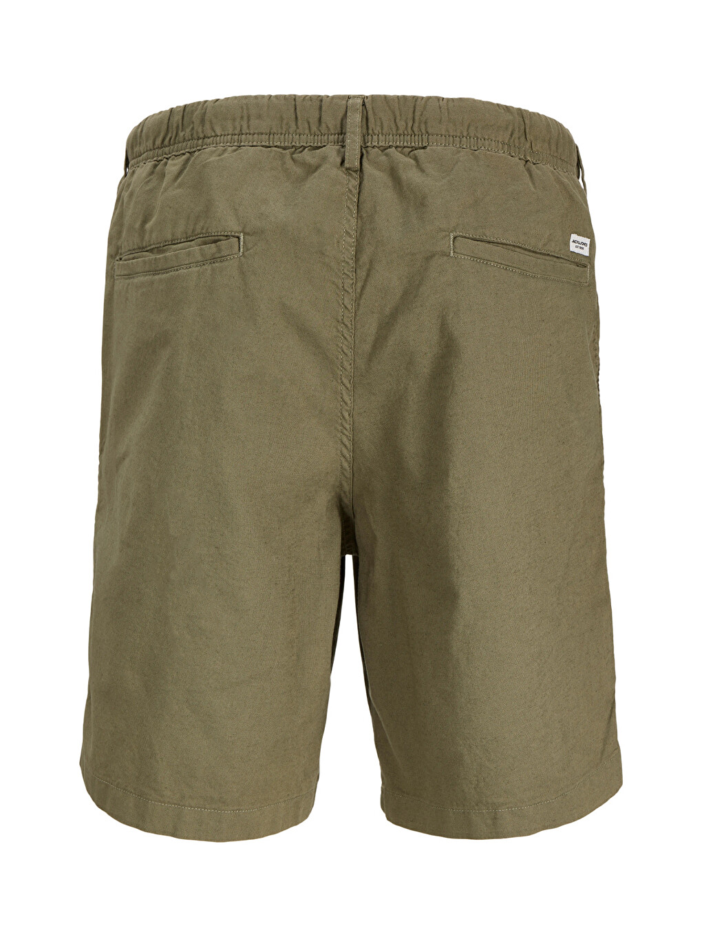 Haki Pants Stüdio Jpstjaıden Pamuk Ve Keten Karışımlı Jogger Short 12292332-1