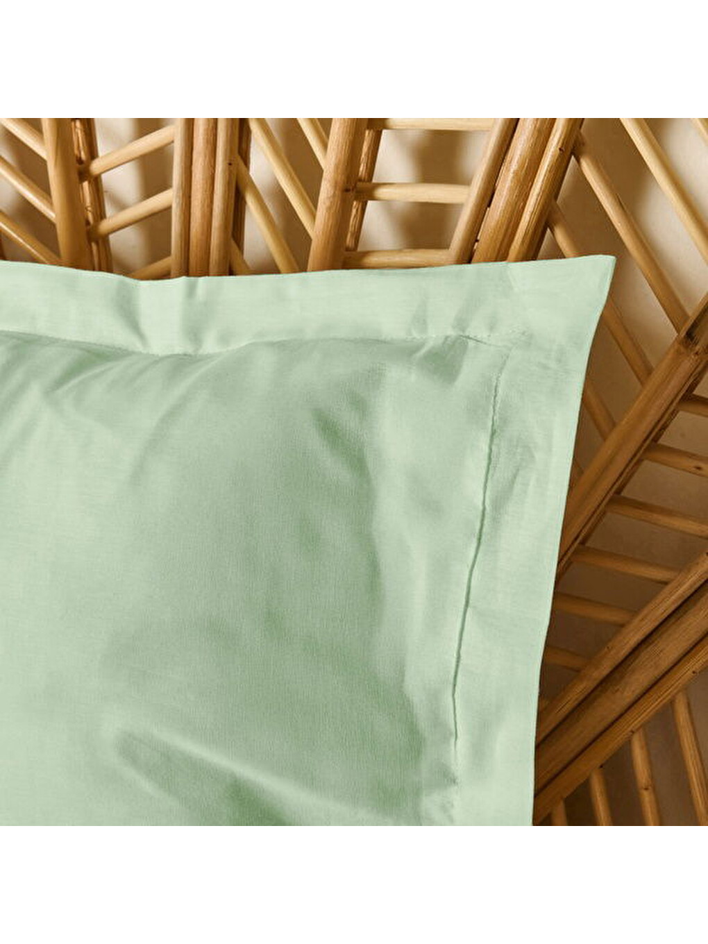 Soft Basic Oxford 2'li Yastık Kılıfı - Yeşil - 50x70 cm-7