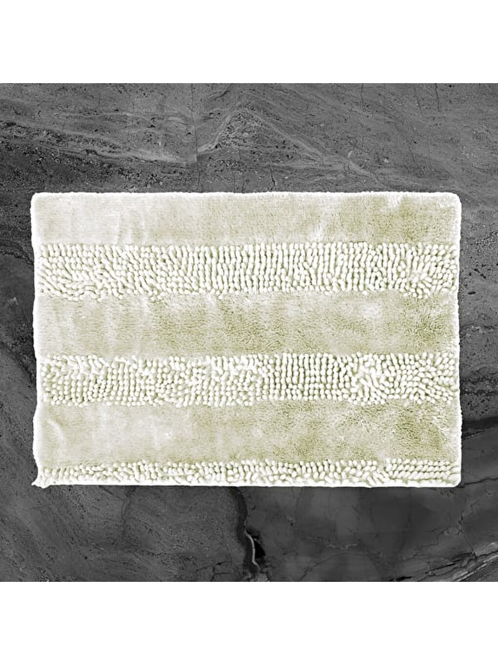 Ekru Soft Line 2'li Banyo Paspası - Krem - 60x90 cm + 45x60 cm-3