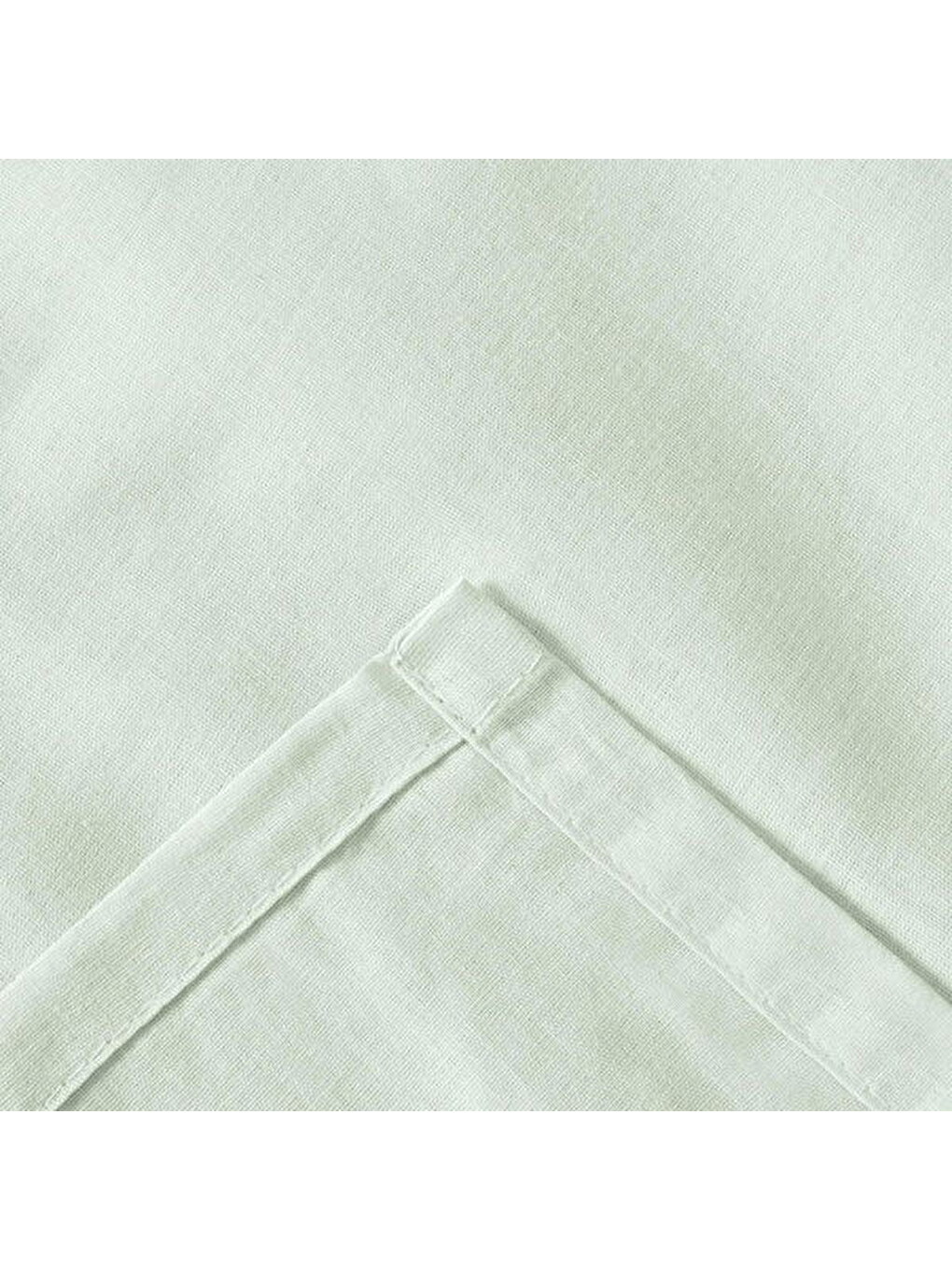 Soft Basic Çift Kişilik Düz Kenar Çarşaf - Yeşil - 240x260 Cm-6
