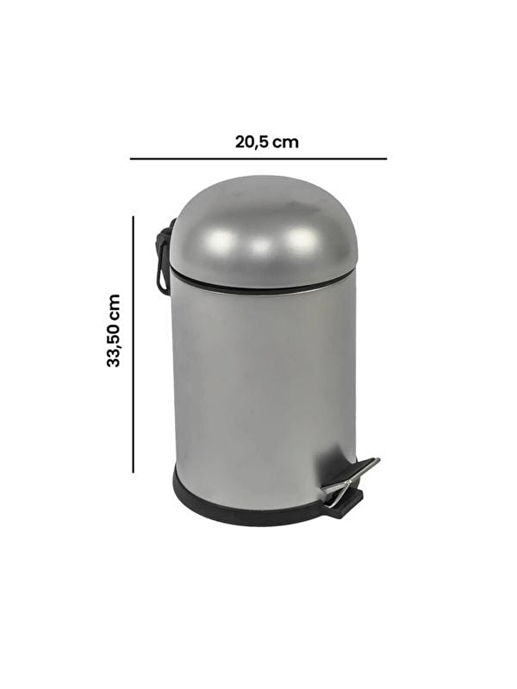Bath Bon Çöp Kovası - Gri - 5 Lt-2