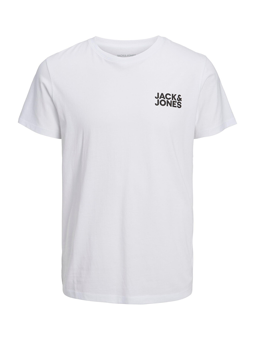 Beyaz Jjecorp Pamuklu Slim Fit Bisiklet Yaka Erkek T Shirt 12151955-5