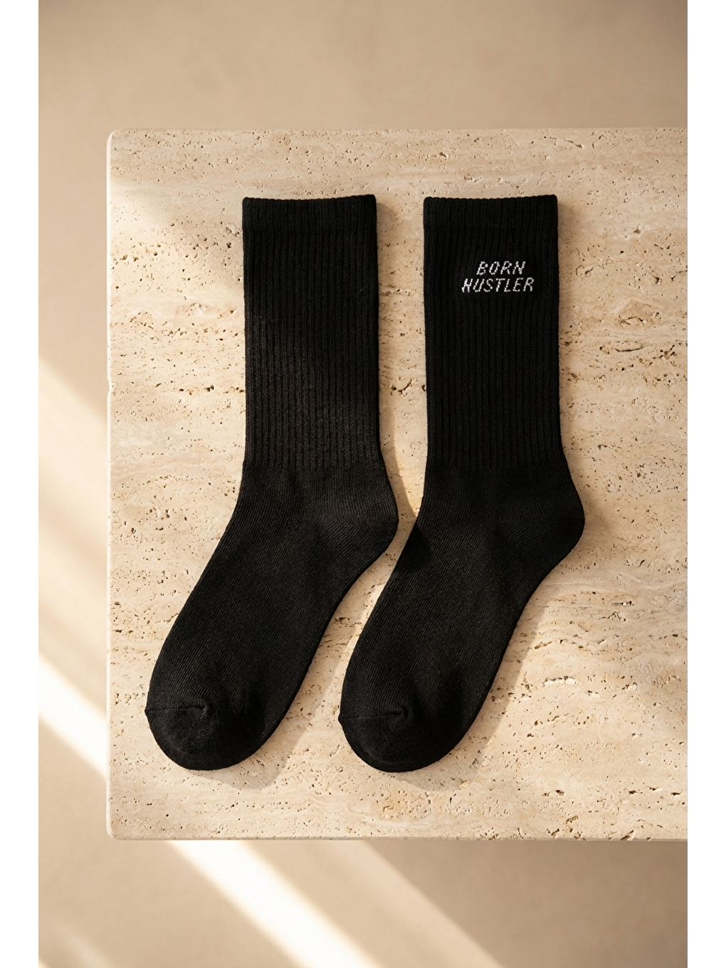 Karışık Unisex 3'lü Zar Nakışlı Soket Çorap-1