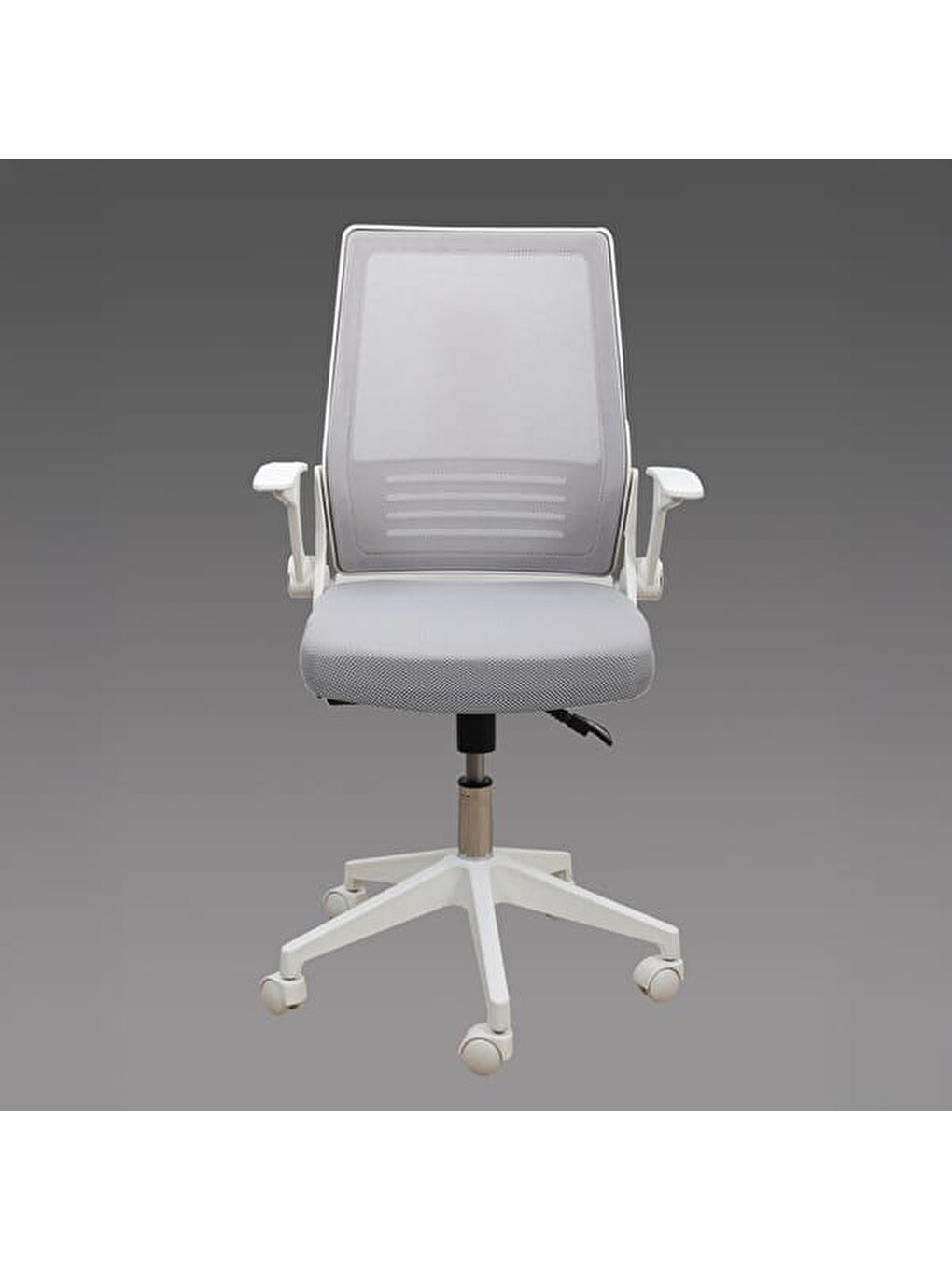 Konfor Çalışma Sandalyesi - Beyaz / Gri - 105x57x58,5 cm-1