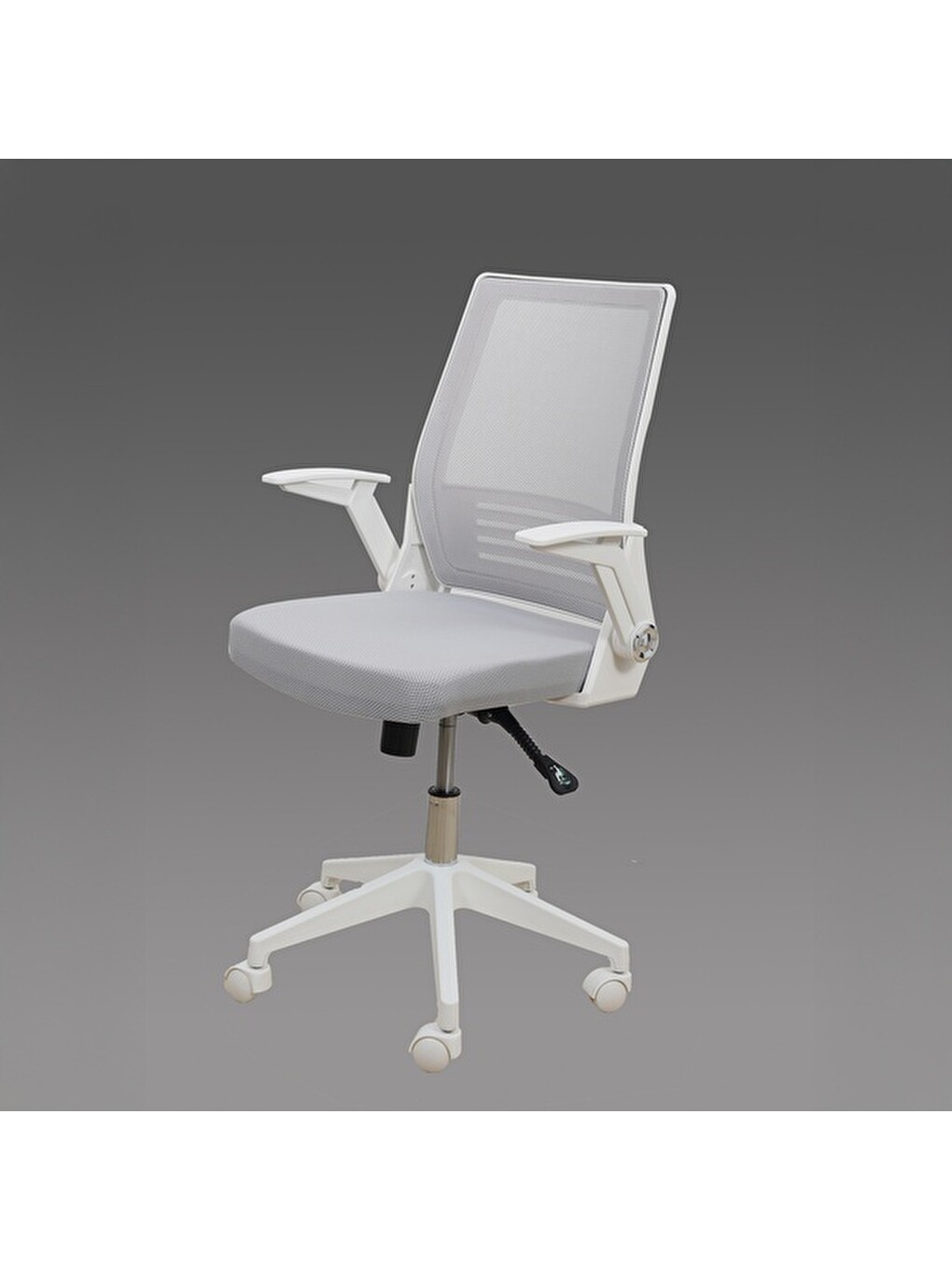 Konfor Çalışma Sandalyesi - Beyaz / Gri - 105x57x58,5 cm-2