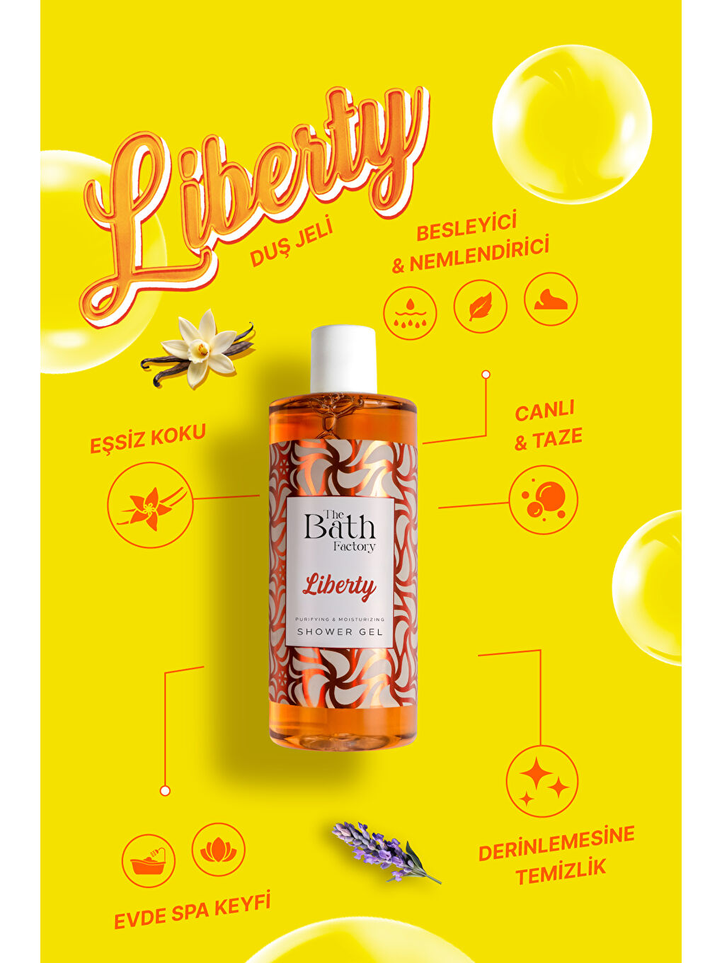 Nemlendirici Ve Besleyici Liberty Duş Jeli 400 ml-1