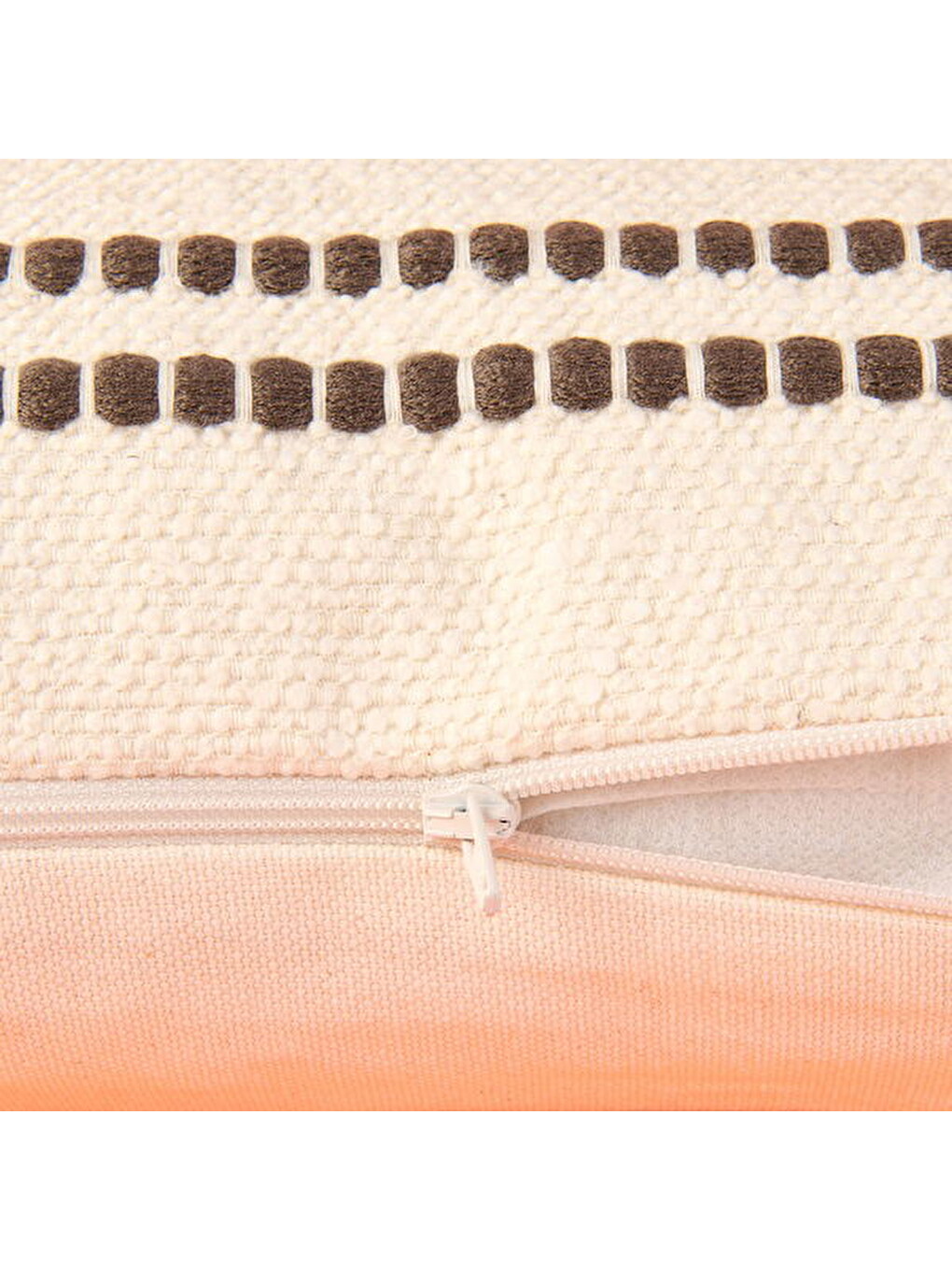 Soft Sanvi Kırlent - Ekru - 30x50 Cm-8