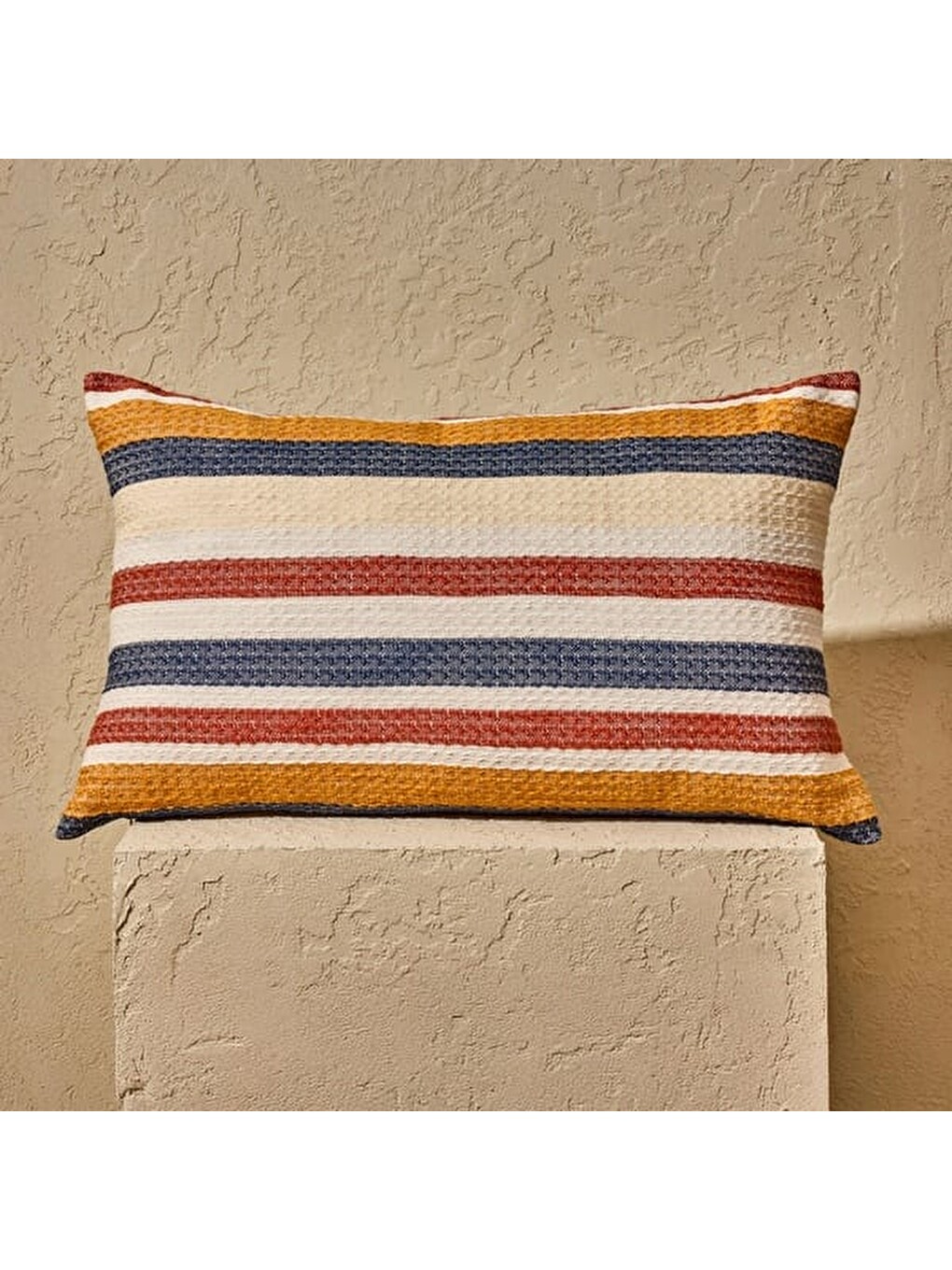 Karışık Soft Lomina Kırlent - Renkli - 35x55 Cm-3