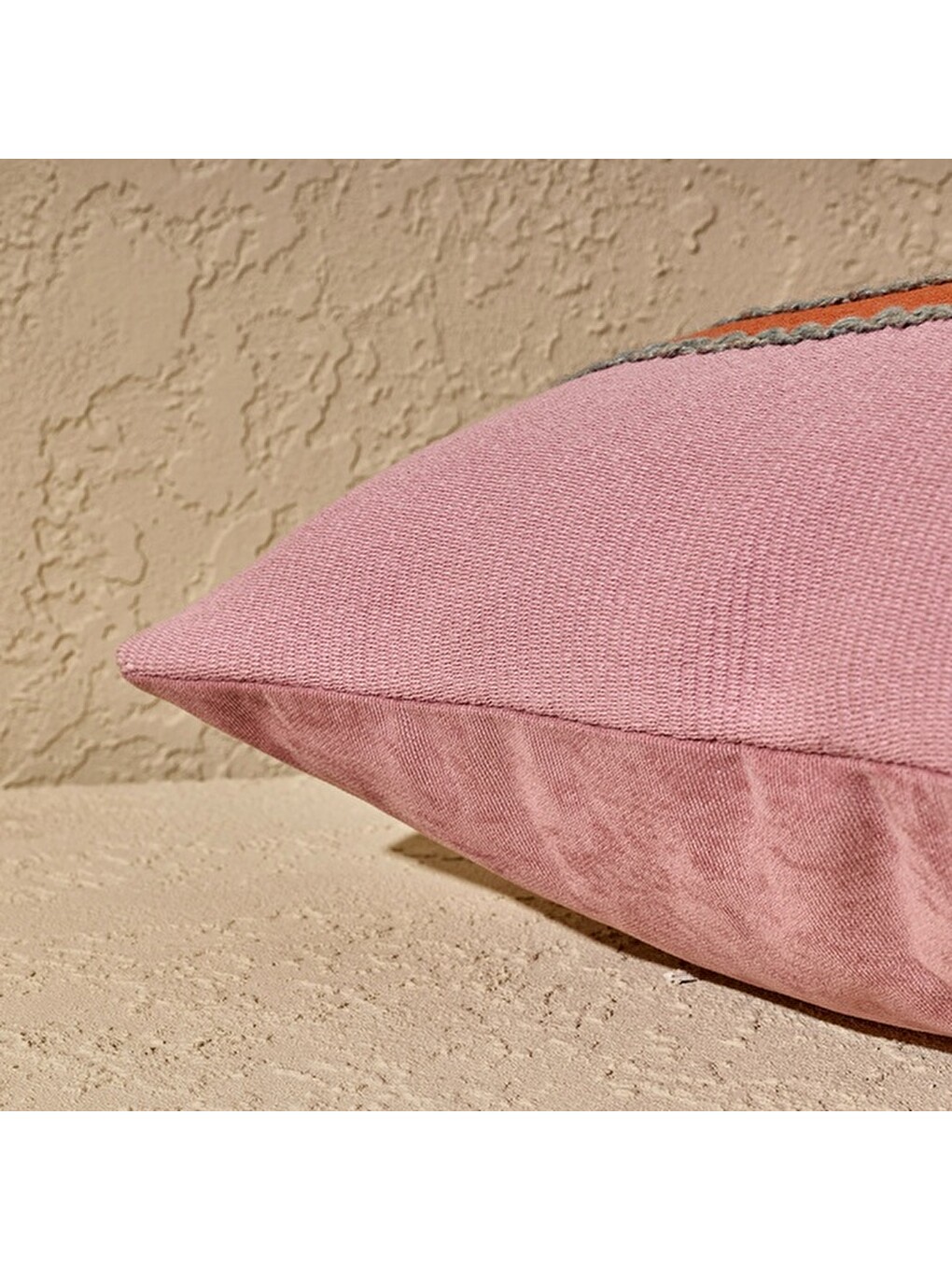 Soft Polina Kırlent - Pembe - 35x55 Cm-3
