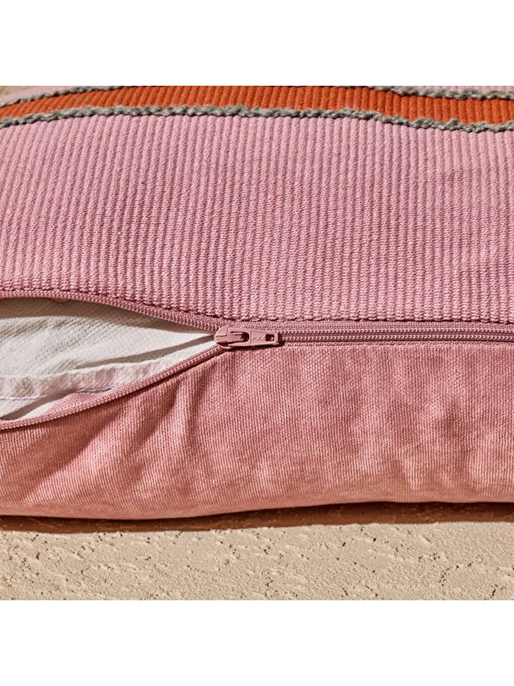 Soft Polina Kırlent - Pembe - 35x55 Cm-4