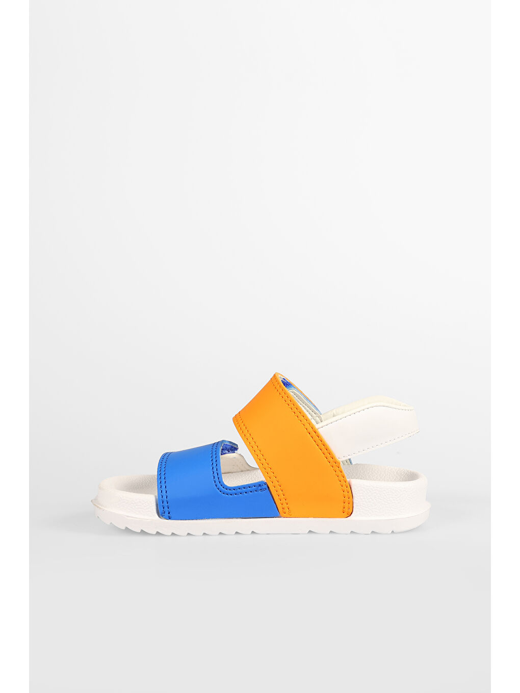 Krixi Hafif Erkek Bebek Beyaz/Saks Mavi Sandalet-4